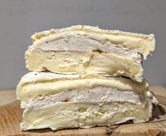 Camembert with chestnut and cardamom